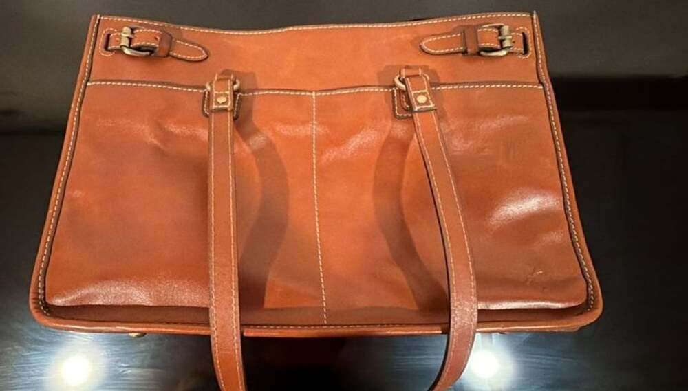 Patricia Nash Olivenza Leather Tote Tan Brown Shoulder Bag